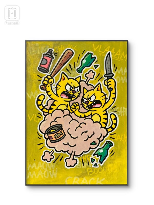Cat fight