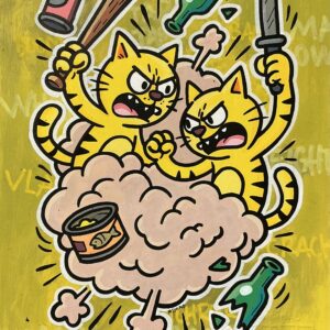 Cat fight