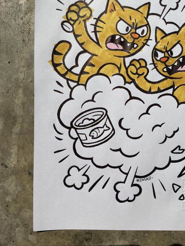 Cat Fight / Sketch - Image 6