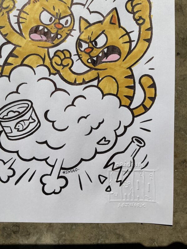 Cat Fight / Sketch - Image 7
